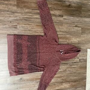 Hurley Maroon Knit Hoodie